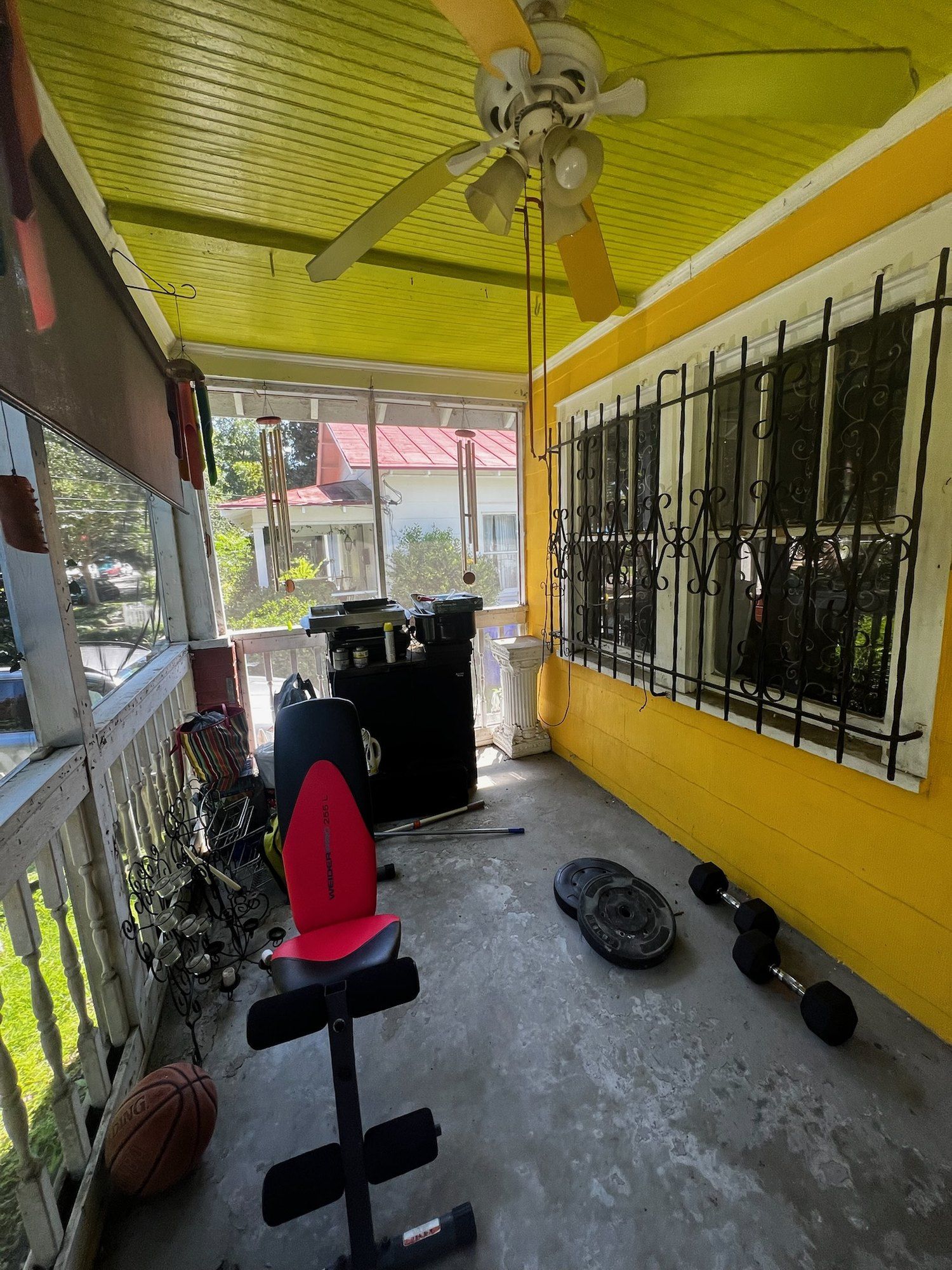 Front screened porch before renovation